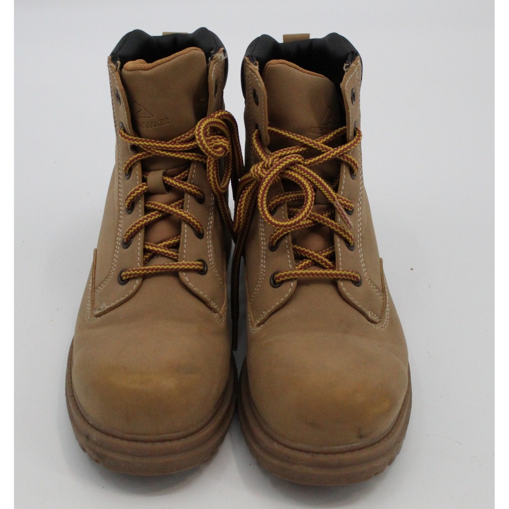 Ozark Trail Mens MNOT42CA017 Wheat‎ Tan Work Boots Size 7 Non Marking Sole